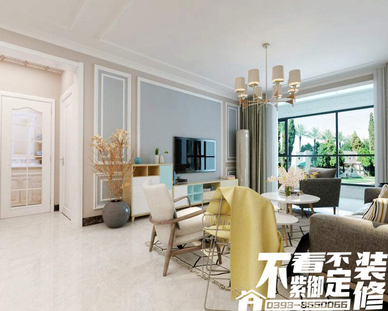 自然水岸120㎡現(xiàn)代簡(jiǎn)約
